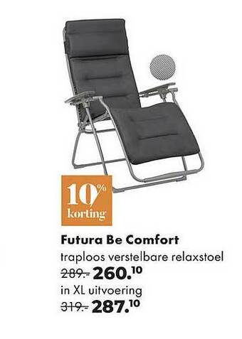 Futura Be Comfort Traploos Verstelbare Relaxstoel