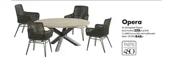 Freetime Opera 4x Dining Opera 1x Tafel Louvre aanbieding