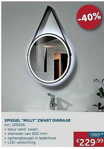 Zelfbouwmarkt Spiegel aanbieding