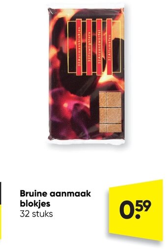 Bruine Aanmaak Blokjes 32 Stuks