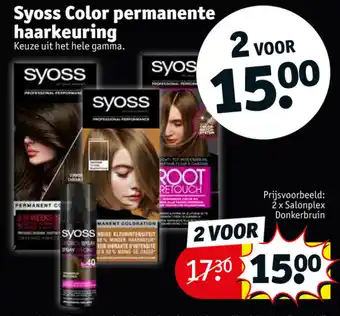 Kruidvat Syoss Color Permanente Haarkeuring 2 Voor aanbieding