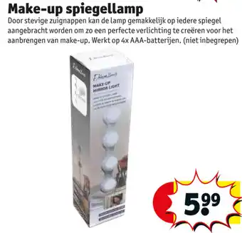 Kruidvat Make-Up Spiegellamp aanbieding