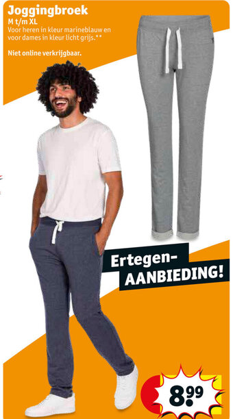 Kruidvat Joggingbroek M t/m XL aanbieding