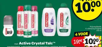 Kruidvat Borotalco Deospray Original 150ml 4 Voor aanbieding