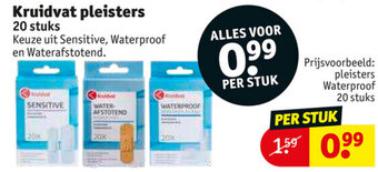 Kruidvat Kruidvat Pleisters 20 Stuks aanbieding