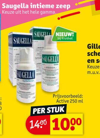 Kruidvat Saugella Intieme Zeep aanbieding