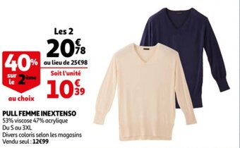 Auchan Pull Femme Inextenso aanbieding
