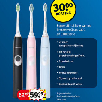 Kruidvat Philips Sonicare Elektrische Tandenborstels aanbieding