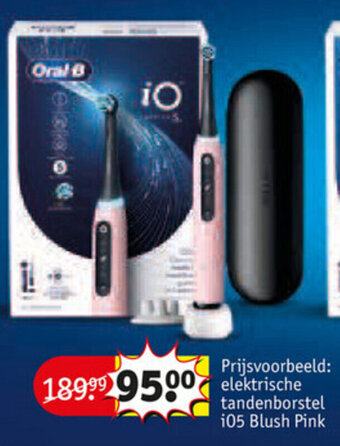 Kruidvat Oral-B Elektrische Tandenborstel i05 Blush Pink aanbieding