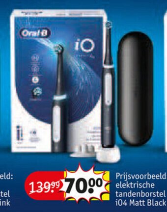 Kruidvat Oral-B Elektrische Tandenborstel i04 Matt Black aanbieding