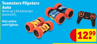 Kruidvat Teamsterz Flipsterz Auto aanbieding