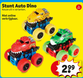 Kruidvat Stunt Auto Dino aanbieding