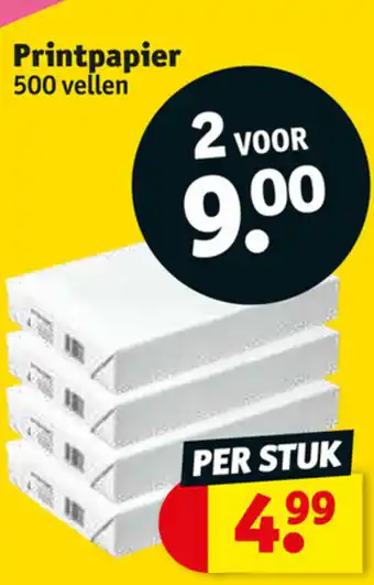 Kruidvat Printpapier 500 Vellen Per Stuk aanbieding