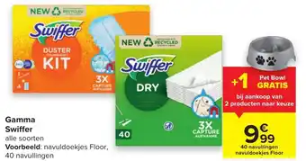 Carrefour Gamma swiffer 40 navullingen 40 navullingen aanbieding