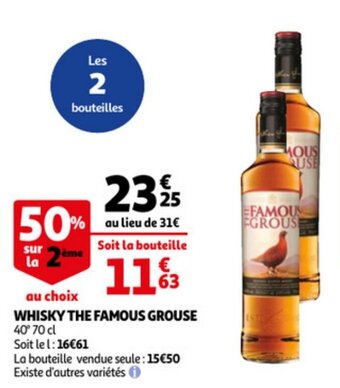 Auchan Whisky The Famous Grouse aanbieding