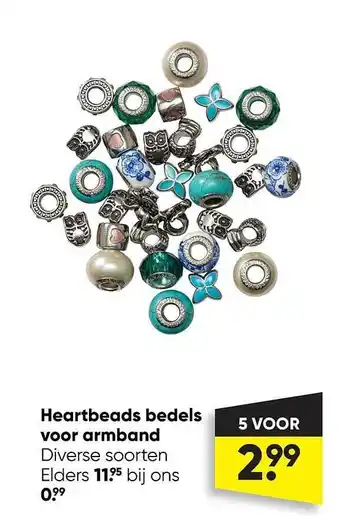 Heartbeads bedels voor armband