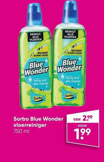 Sorbo blue wonder vloerreiniger