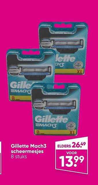 Gillette mach3 scheermesjes
