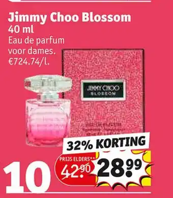 Jimmy choo blossom 40ml eau de parfum voor dames