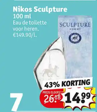 Nikos sculpture 100 ml eau de toilette voor heren