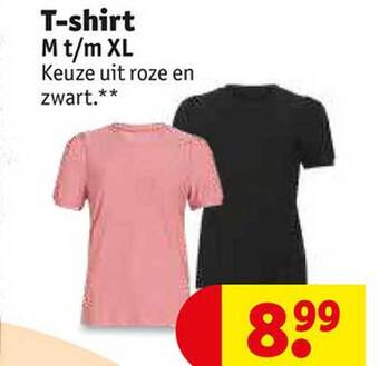 Kruidvat T-shirt m t m xl aanbieding