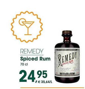 Remedy spiced rum