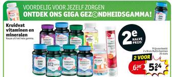 Kruidvat Kruidvat vitaminen en mineralen aanbieding