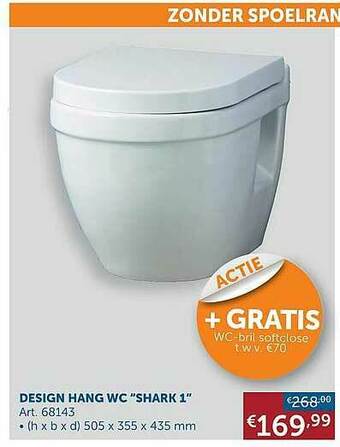 Zelfbouwmarkt Design Hang Wc aanbieding
