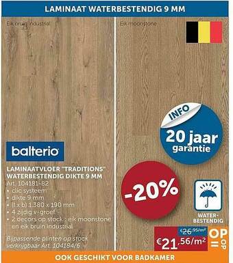Zelfbouwmarkt Laminaatvloer aanbieding