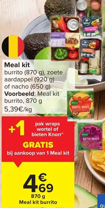 Carrefour Meal kit 870g aanbieding