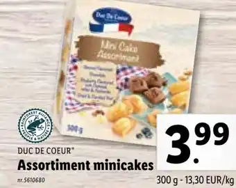 Lidl Assortiment minicakes 300g aanbieding