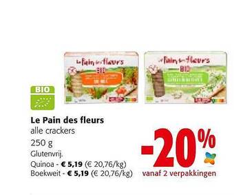 Colruyt Le pain des fleurs aanbieding