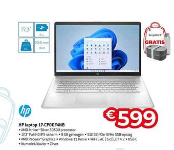 Exellent Hp laptop 17-cp0074nb aanbieding