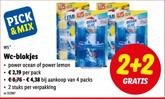 Lidl Wc-blokjes aanbieding