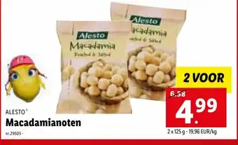 Lidl Macadamianoten 2 x 125g aanbieding