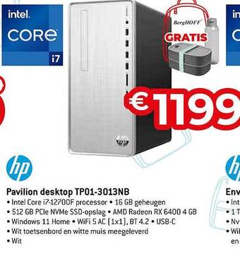 Exellent Hp pavilion desktop tp01-3013nb aanbieding