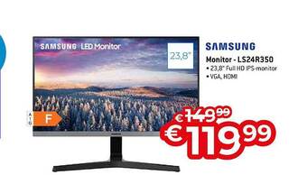 Exellent Samsung monitor - ls24r350 aanbieding