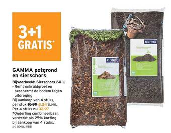 GAMMA Gamma potgrond en sierschors aanbieding