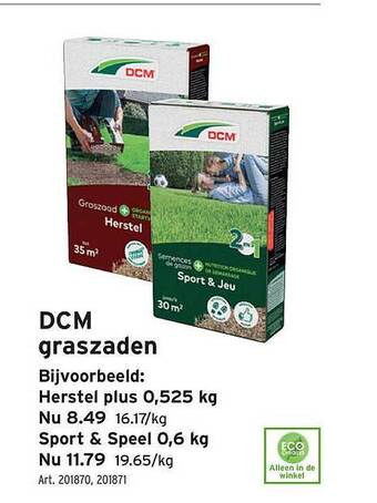 GAMMA Dcm graszaden aanbieding