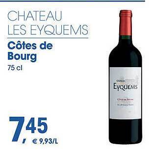 Prik en Tik Chateau les eyquems côtes de bourg aanbieding