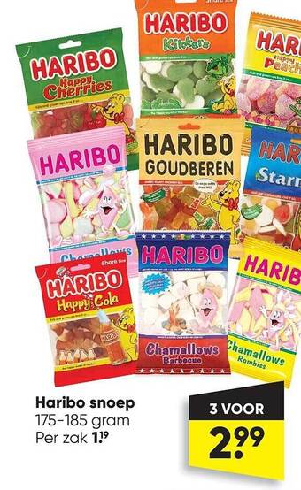 Big Bazar Haribo snoep aanbieding