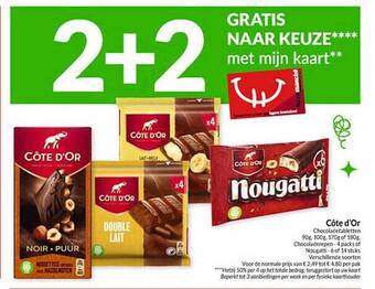 Intermarché Côte d'or chocoladetabletten aanbieding