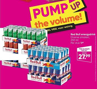 Big Bazar Red bull energydrink aanbieding