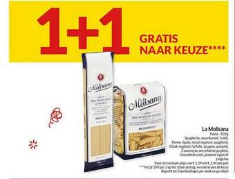 Intermarché La molisana pasta aanbieding