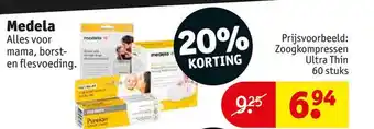 Kruidvat Medela 20% korting aanbieding