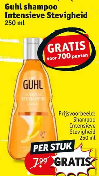 Kruidvat Guhl shampoo intensieve stevigheid aanbieding