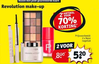 Kruidvat Revolution make-up aanbieding