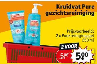 Kruidvat Kruidvat pure gezichtsreiniging aanbieding