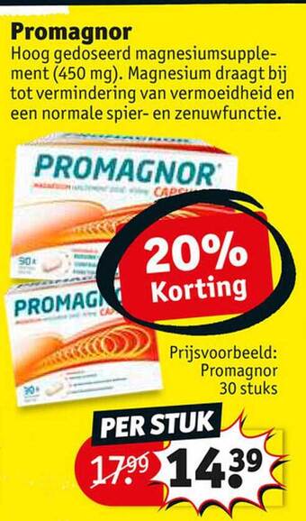 Kruidvat Promagnor aanbieding