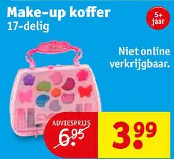 Kruidvat Make-up koffer aanbieding